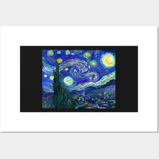 Starry Night - Vincent Van Gogh Posters and Art